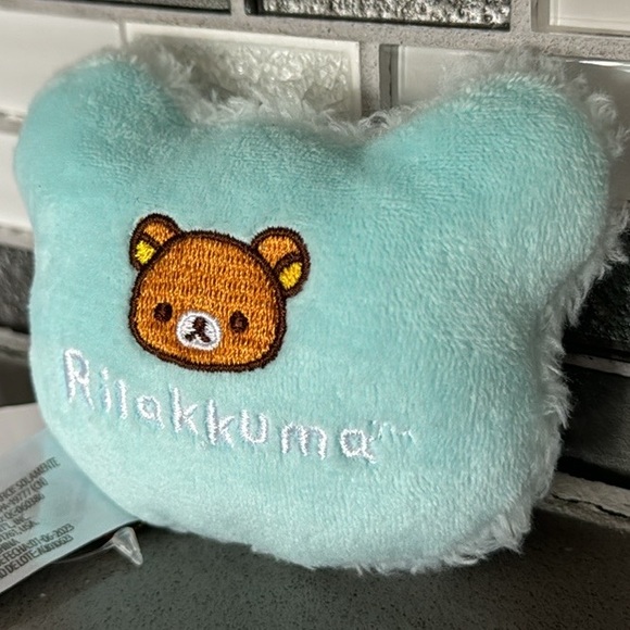 San-X RILAKKUMA Let’s Enjoy A Nap On A Cloud Plush Pillow Cushion 4” Kawaii NEW - Picture 6 of 15